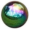 Kesywale Rainbow Gazing Globe Mirror Balls for Garden Home Stainless