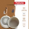 SALFORD 1.8 Quarts Aluminum Saucepan with Glass Lid – Nonstick