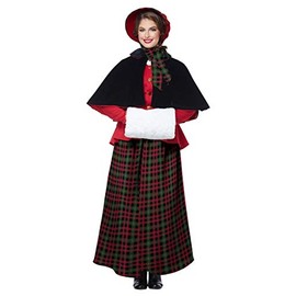 California Costumes Women's Holiday Caroler Costume Medium