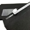 100 Black Window Envelopes, 220 mm x 110 mm, Peel