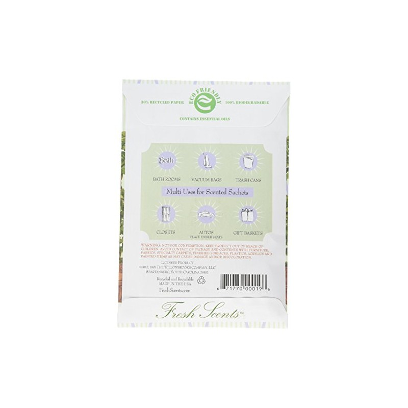 Fresh Scents Scented Sachets - Round Topiary, Pack of 6