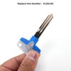 Rldym 57497FE000 Titanium Key Blank for Subaru Impreza and Forester