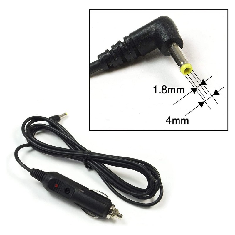 MAXWIN(マックスウィン) シガーアダプター シガーライター 12V 24V コネクター 2m 外径4mm 内径1.8mm PCA09