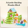 Scizorito Stacking Wooden Construction Toy for Kids, Mortise and Tenon