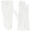 LEZAX 601 JOYFIT Cotton Chamois Gloves, White