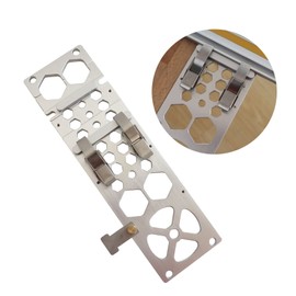 Upgraded 340mm Track Saw Square Right Angle Circular Saw Guide Angle Stop Compatible with Festool and Makita Guide Rail (Silver)