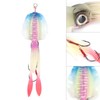 Fishing Squid Lure Octopus UV Luminous Squid Jigs with Hook