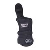 ABS Finger Support Right Handed Bowling Resting Gloves (S, Black/Black)