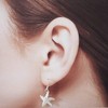 Sterling Silver Starfish Charm Earrings