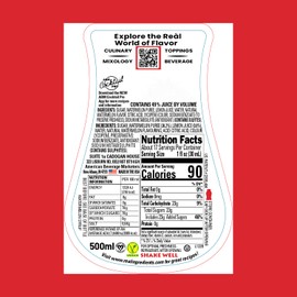 Watermelon Reàl Infused Exotics, Watermelon Puree Infused Syrup, 16.9 FL OZ Squeezable Bottle (Pack of 3)