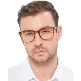 MARE AZZURO XL Reading Glasses with Bifocals 2.25 Men, Blue Light Blocking Readers 2.25, Brown XL Reading Glasses 100 125 150 175 200 225 250 275 300 350