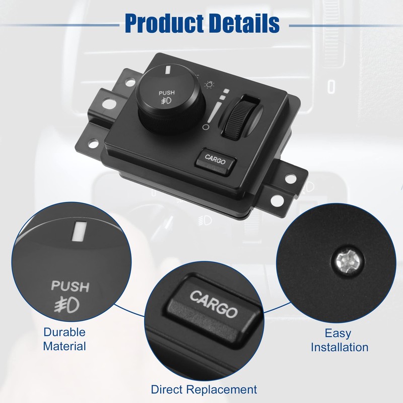 ACROPIX Car Headlight Switch Replacement Fit for Dodge Dakota -