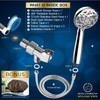 FREZZEL High Pressure Shower Head With Handheld Spray 6 Settings