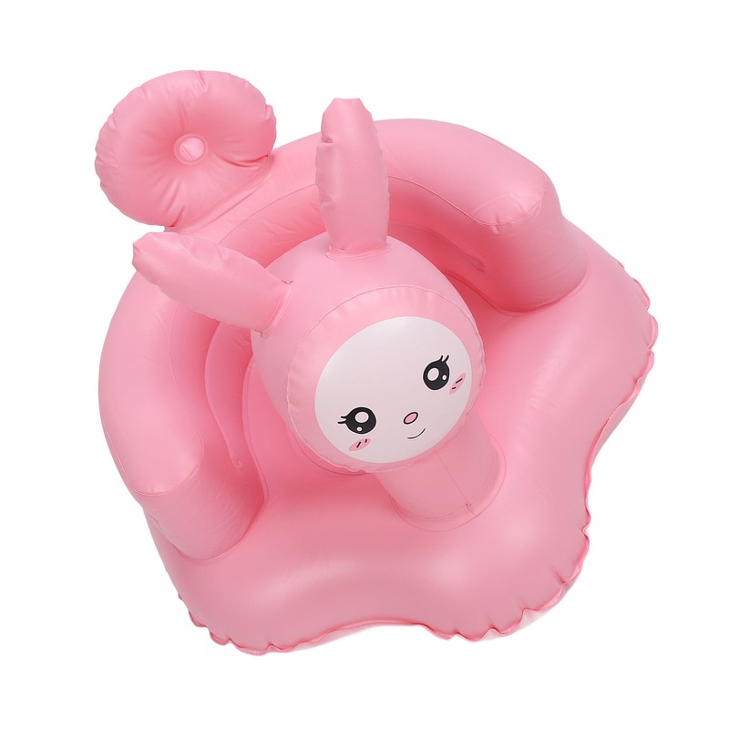 Inflatable Baby Chair Built in Air Pump Soft Cartoon Rabbit