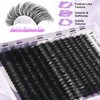 Yaiseiko 280Pcs 80D Wispy Lash Clusters 8-18MM Plant Fiber Individual