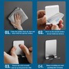 Razor Holder Shaver Hook Hanger Stand(2 Pack)Heavy Duty Self Adhesive