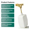 BOGERDACK 1PCS 3/8" NPT Male Water Float Valve, Automatic Fill