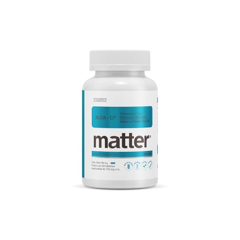Matter Alca-C, Vitamina C como Ascorbato de Sodio, Apoyo Antioxidante,