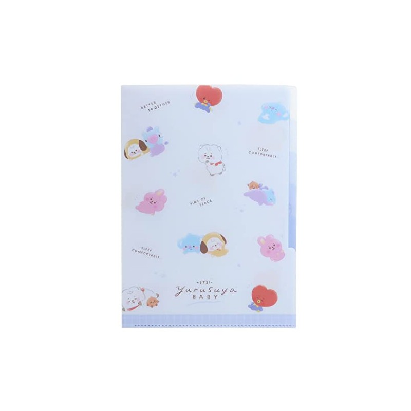 Kamio Japan 5 Index A4 Clear File, Made in Japan