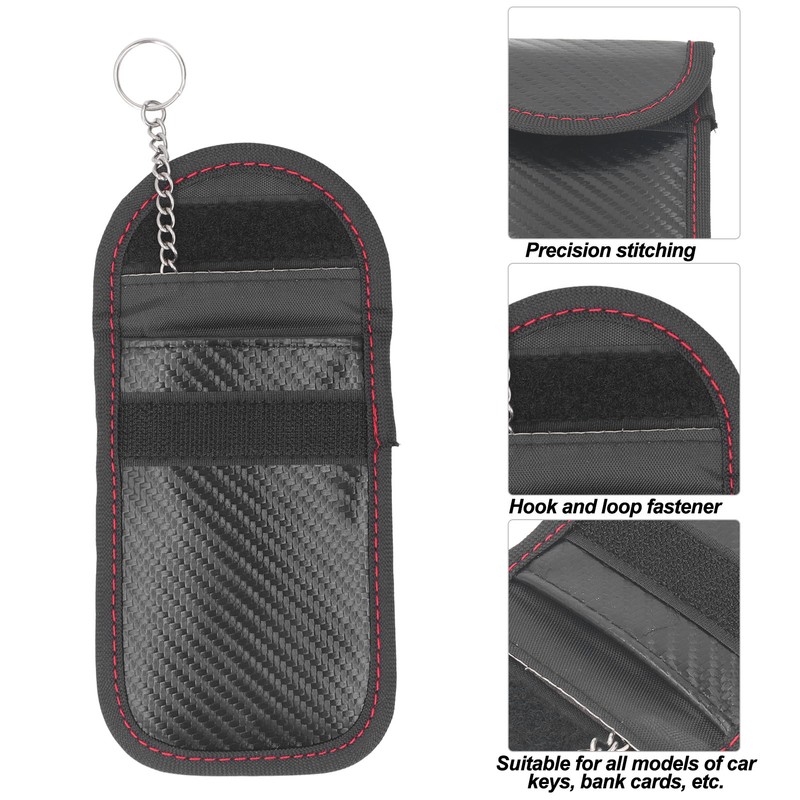 3pcs Key Fob Signal Blocker Case Signal Blocking Anti Theft