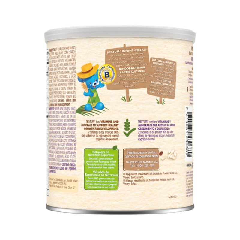 Nestle Nestum Oat, Rice & Prune Instant Infant Cereal 9.5