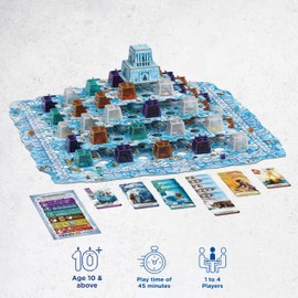 Nunatak: Temple of Ice| Strategy Game | Boardgame | Competitive Game| 2-4 Player Game | Ages 10+