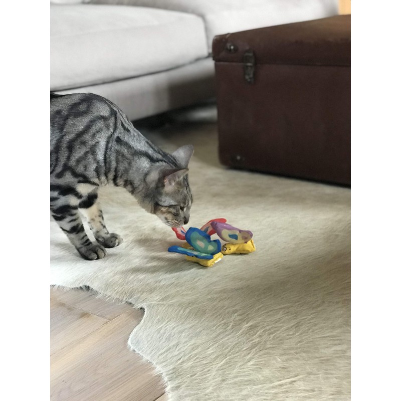 YEOWWW organic very strong crinkle catnip cat toy (1 x