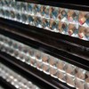 Diflart Mirror Backsplash, 3/4 Inch Silver Square, Crystal Diamond Mirror