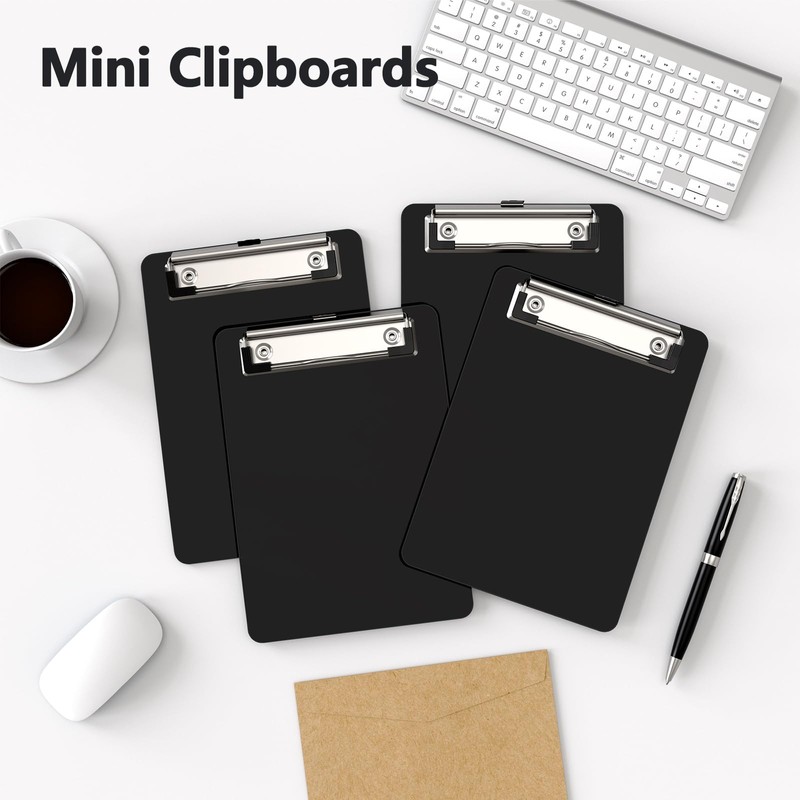 Juvealoe Mini Clipboard 10 Pack, 5 x 7 Plastic Small