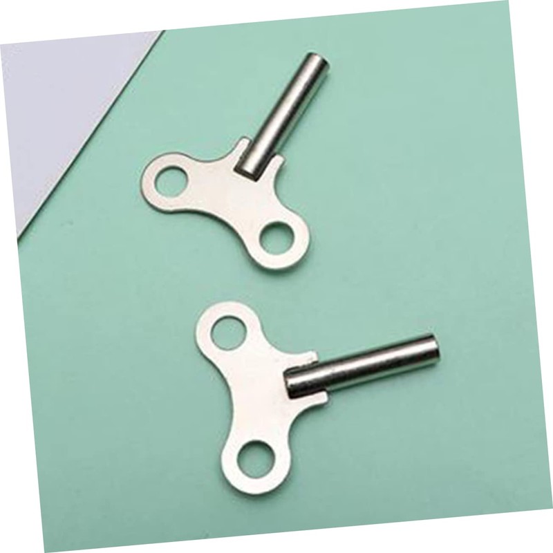 Gadpiparty 2 Pcs Steel Clock Winding Keys Professional Clock Tools