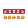 Mighty Gadget Mini Dog Paw Cookie Cutter Strip - 5