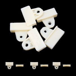 uxcell 5Pcs White Window Glass Channel Support Holder Clips 80320 01G00 for Nissan