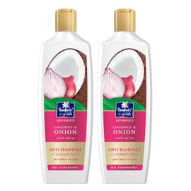Parachute Advanse Coconut & Onion Shampoo | Strengthens Hair & Reduces Hairfall | 13.4 Fl oz | Pack of 2