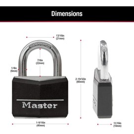 141D Master Lock Solid Body No. 141 Padlock