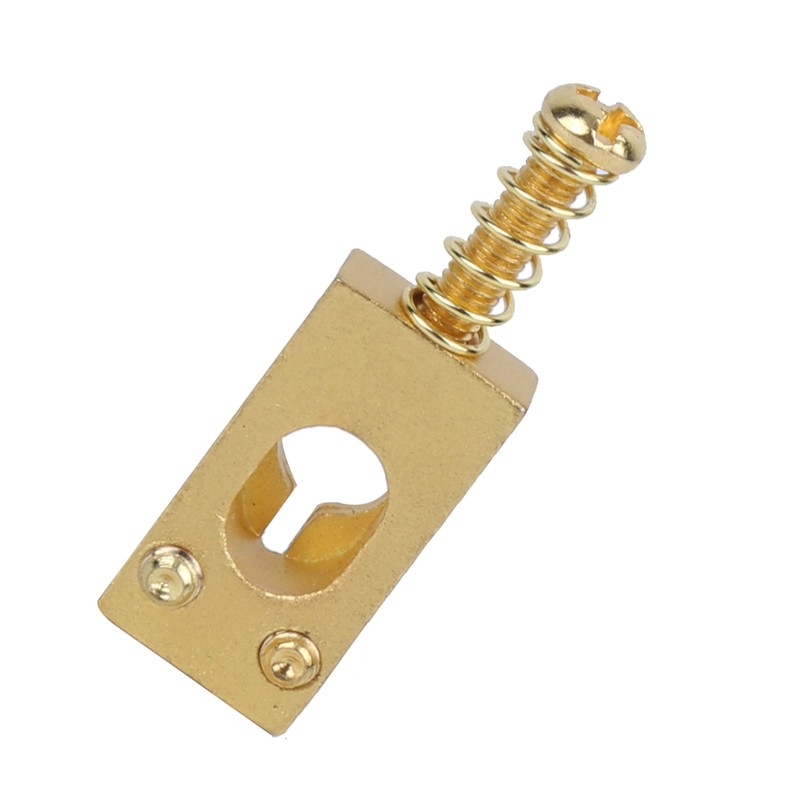 6Pcs Guitar Bridge Saddle Brass String Saddles Replacement Electric Guitar