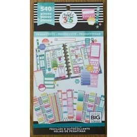 Happy Planner The Happy Planner Productivity Value Pack Stickers 540 Pieces PPSV-53-3048