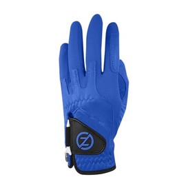 Zero Friction Men's Cabretta Elite Left Hand Golf Glove, One Size, Blue