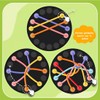 IKOPFLN 1 Stück strategie brettspiele,brainy knots spiel, Lernspielzeug zum Entfernen