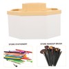 STOBOK Desktop Multi-grid Makeup Brush Holder High-grade Material Compact Size