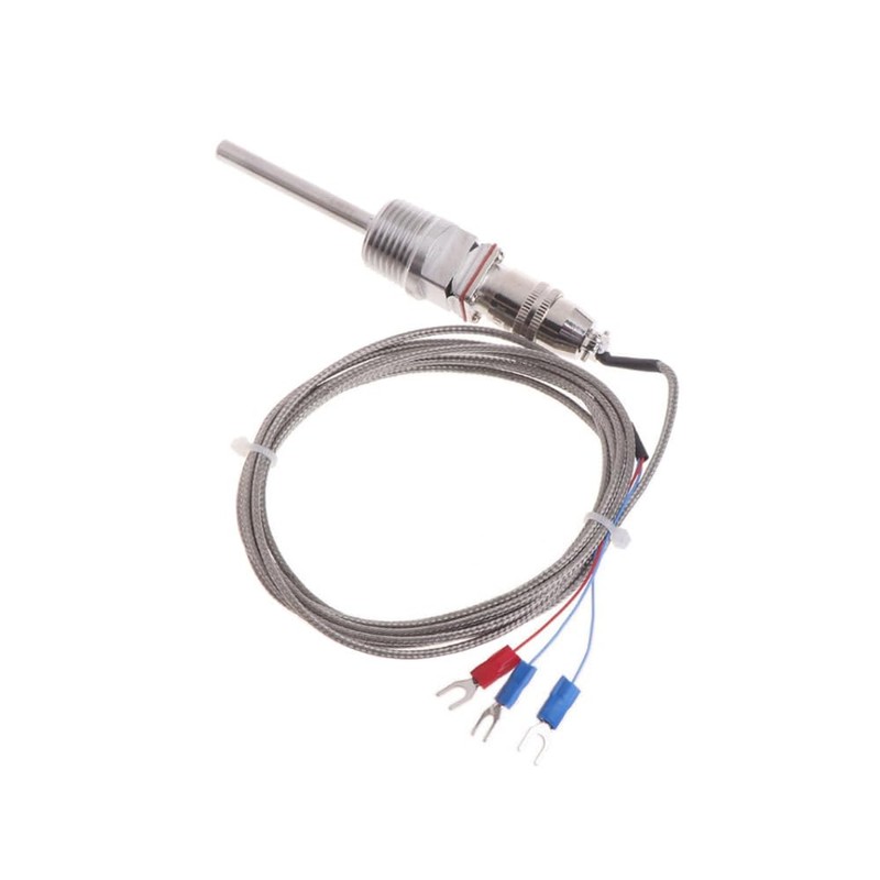 PT100 Temperature Sensor Tool 1/2 Inch NPT Thread Probe 3