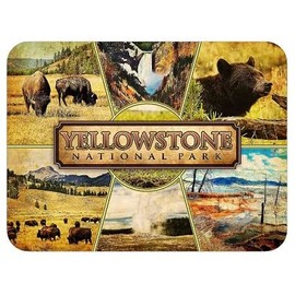 Yellowstone National Park Montage Fridge Magnet