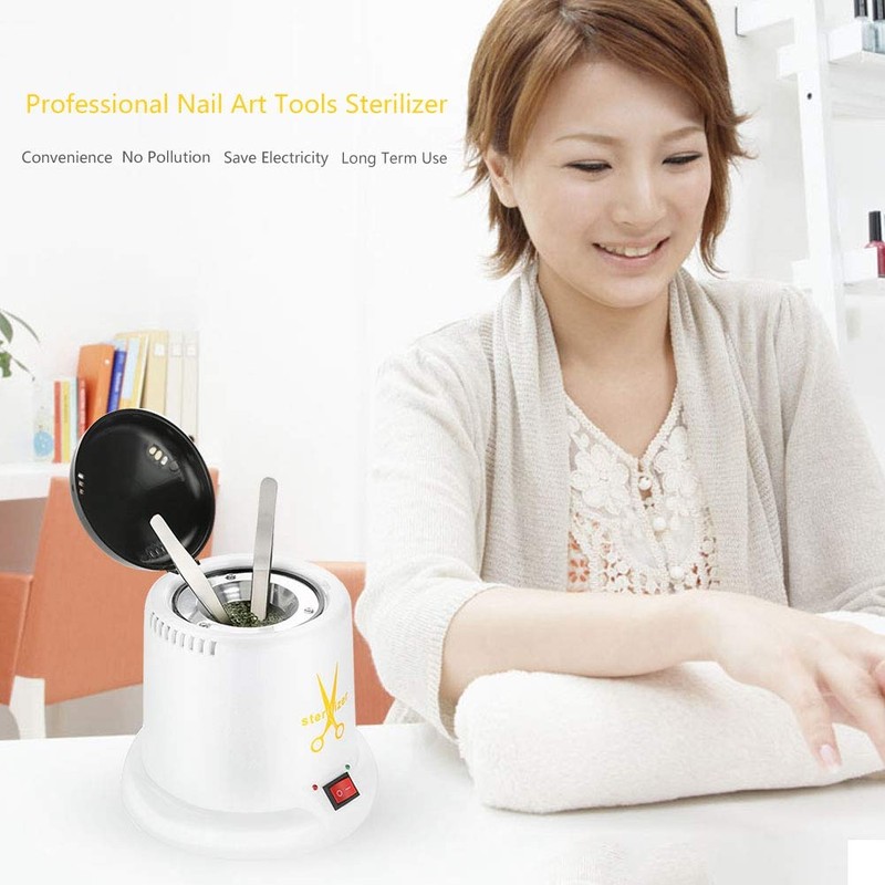 Metal Tool Steriliser, Nail Art Tools Steriliser Nail Cleaning Tools