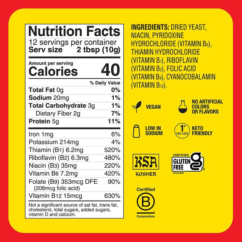 Bragg Premium Nutritional Yeast Seasoning 4.5 Ounce (Packaging May Vary)