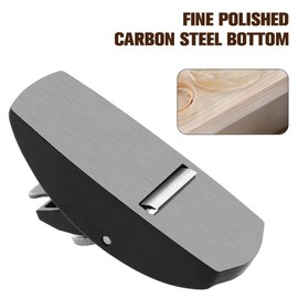 Mini Hand Planer Professional Woodworking Planer Smoothing Wood Planes Tool Adjustable Flat Bottom Wood Trimming Planer Precise Manual Wood Planer for Wood Craft Processing Carving PoUYWH(1#小#,black)