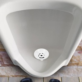 Healvian Urinal Drain Stopper Easy Installation Modern Design for Public Restrooms Small Urinal Strainer Accessory Splash Control and Odor Prevention