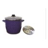 Ekco Vaporera Ekco Acerovitrificado Inducción 11 Ltrs Azul Gruesa