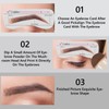 Eyebrow Stencil Stamp Set, Two-Tone Waterproof Eyebrow Powder Kit, Long