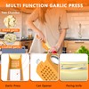 Epritliber Garlic Slicer, 3 in 1 Garlic Slice,Vegetable Peeler,Garlic Press