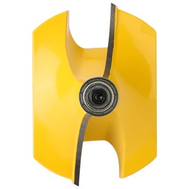 Yueqing Zhongji 1" Radius Roundover Router Bit roundover router bits 1/2 shank Edge Forming Roundover Bit Bead Rounding Over Edging Bit 1 inch roundover bit Carbide Corner Rounding Over Bit