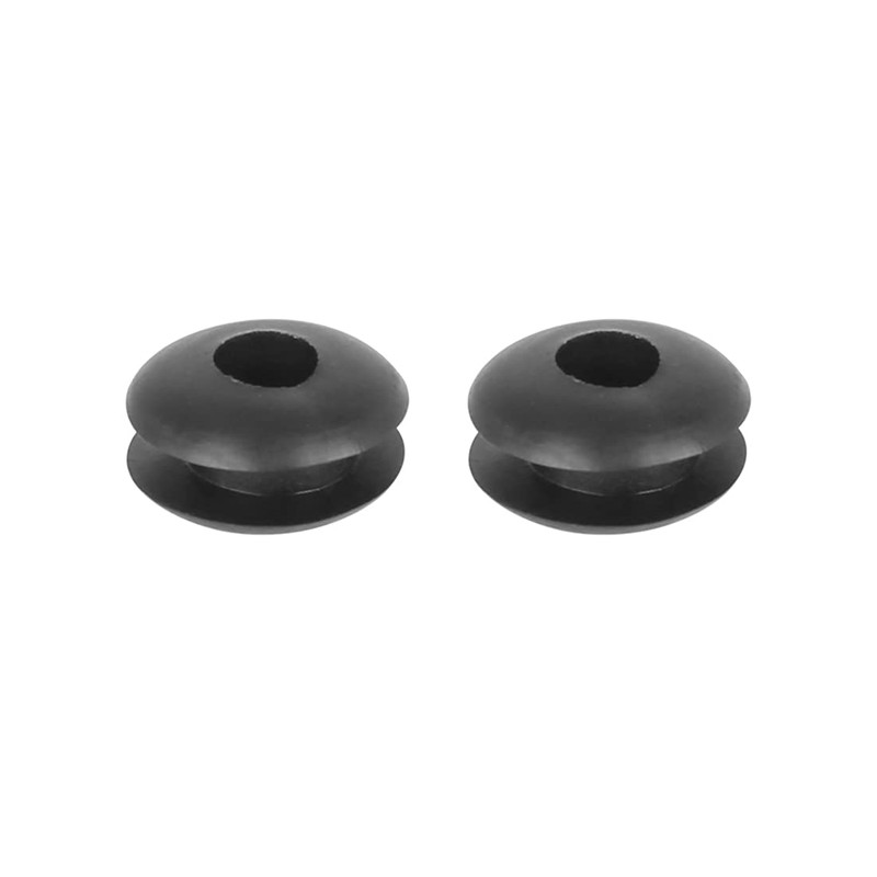 X AUTOHAUX 250 Pieces 4 mm Double Sided Rubber Grommets